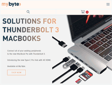 Tablet Screenshot of mybyte.com.au